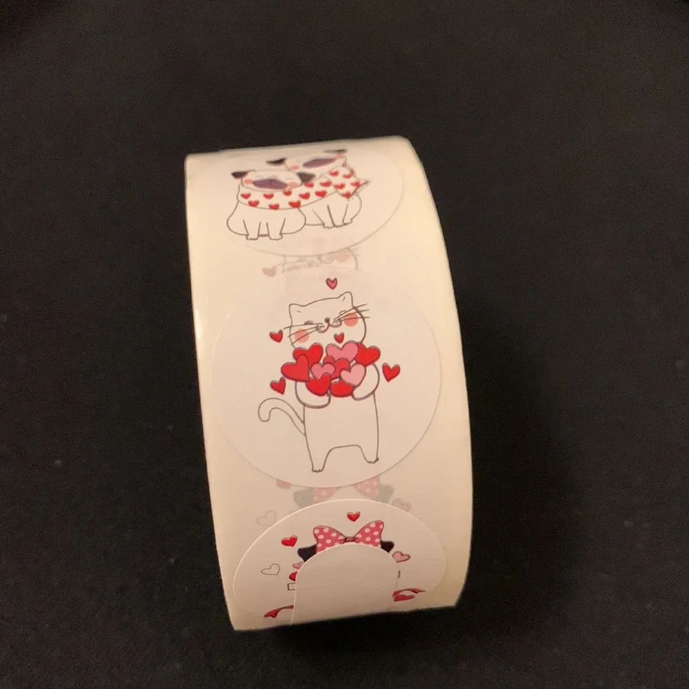 Roll of 500 Thank You Stickers 1